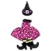 DII Decorative Halloween Wine Bag/Bottle Cover Tabletop Party Decor Or Fall Hostess Gift, Purple Bat, 2 Count