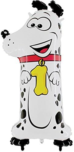 Number 1 Dog Animalloon Foil Balloon by Bobo Fun