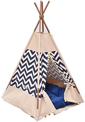 Pet Teepee Handmade Size M TP005_1234560012 Pet tepee, Dog tepee, Cat tepee, Cat bed, Dog bed, Dog tent, Cat tipi FREE pet toy for all purchase! Pet toy made from 100% cotton and handmade. It is for