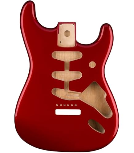 Amazon.com: Fender Deluxe Series Stratocaster Body, Alder, 3-Color
