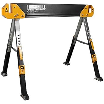 Folding sawhorse legs