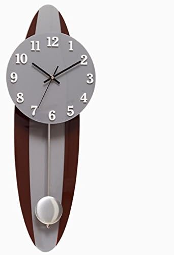 MCC Retro Creative wall clock modern large pendulum clock Oval Mute clock , a