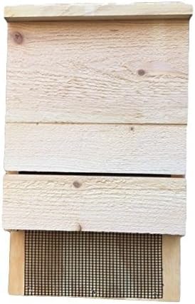 Small Colony Bat House, Perfect Backyard Bat Colony Bat House, Includes Mounting Hardware, Pre-Drilled Install Holes, and Instructions