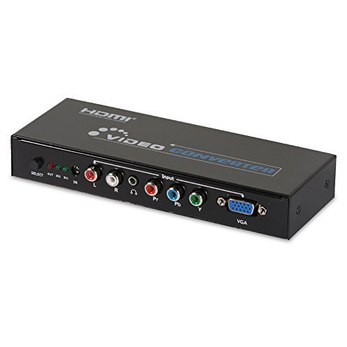 Fosmon Component (YPbPr) / VGA to HDMI Converter Box Video Upscaler (720p/1080p)