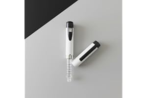 Universal V3 Multifunctional Injector Pen, Reusable with Replaceable 3ml Cartridges, 60 Unit Precision Dosing, White.