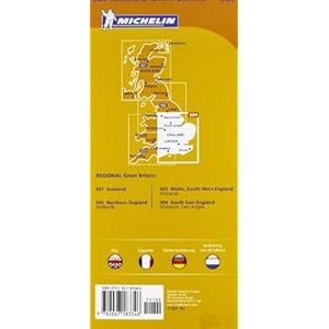 South East England, the Midlands, East Anglia (Michelin Regional Maps)