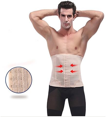 YXLONG Men's Abdomen Belt Waist Flat Belly Thin Belt Corset Belt Summer Thin Plastic Body Girdle Waist Keel Waist Plastic Belt