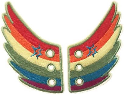 Sparkle Athletic Rainbow Wing Shoe Shwings