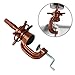Wig Clamp - Swiveling Wig Head Styling Clamp with Adjustable Rotator - For Salon & Home Use - Brown - by Adolfo Design