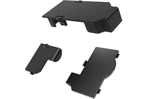 Wiresmith Black Replacement Port Covers Door Set for Nintendo Gamecube Console
