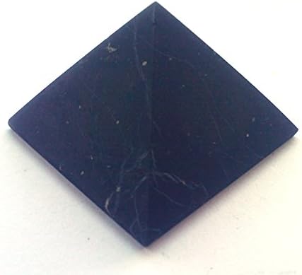 Karelia Shungite Pyramid Natural Shungites Stone from Russia (2.8", UnPolished)