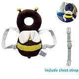 Baby Head Protector Baby Toddlers Head Safety Pad Cushion Baby Back Protection Prevent Toddlers Injured Suitable Age 4-24 Months[ Bee]