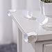 Leewin 12 Pack Transparent Table Corner Guard Baby Child Kid Safety Bumpers Protectors on Edge Furniture Desk