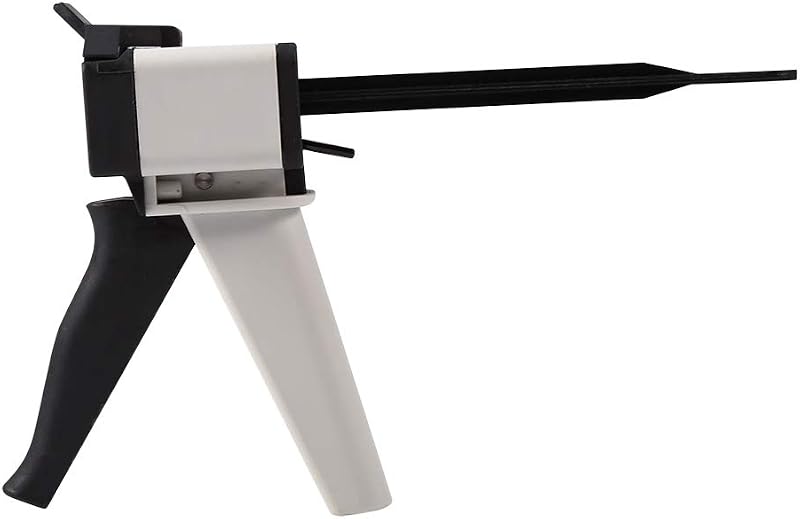 Fafeicy 50ml Dental Impression Dispenser Gun 1:1 2:1 Mixing Ratio Cartridge Tool