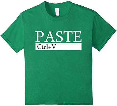 Kids Copy Paste Ctrl C Ctrl V Matching Funny Mommy Daddy Me Shirt 6 Kelly Green