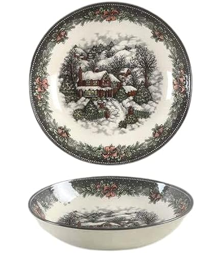 新品　二枚　ロイヤル スタッフォード クリスマス 大型10.5インチ ボウル Amazon.com: JUSTSWAG Monond yzohu Royal Stafford Christmas Eve 7-1