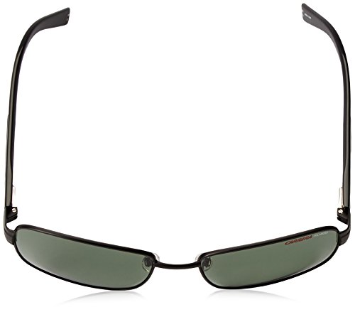 Carrera Airflow/s Polarized Rectangular Sunglasses, Matte Black/Green Polarized, 58 mm
