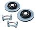 TeraFlex 4303480 Front Performance Rotor Kit with Plain Rotors