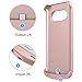 Galaxy S7 Battery Case, SAVFY 4200 mAh Portable External Backup Battery Charger Cover Case Pack for Samsung Galaxy S7 Rechargeable Power Bank Case (Rose Gold)