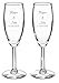 GIFTS INFINITY® Engraved Wedding Champagne Flutes Set of 2 Personalized Toasting Glasses (Regular) - Valentine's Day Gift