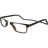 Clic Magnetic Reading Glasses for Men or Women, Soft Foldable Band, Computer Readers, Nashi (S-XL)
