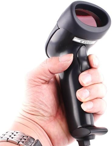 Acan 9800 USB CCD Laser Barcode Scanner Bar Code Reader -Black