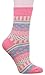 Buttons & Pleats Womens Knit Warm Wool Socks 5 Pairs Dot Pattern