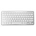 LB1 High Performance New Portable Ultra-Slim Bluetooth Wireless Keyboard for Apple 15-inch MacBook Pro (aluminum unibody) MB772LL/A Notebook Laptop (White)