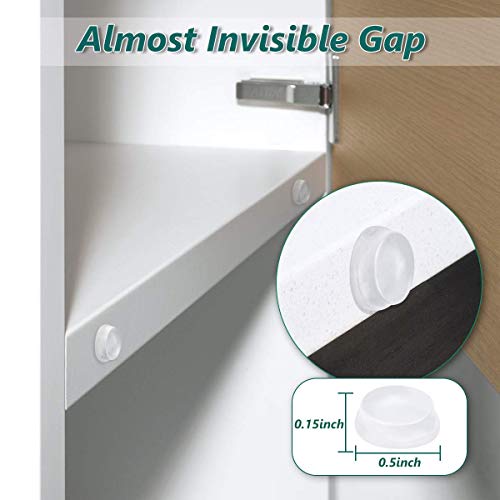 Door Bumpers 200PCS Drawer Bumpers Pads, Felt Pads for