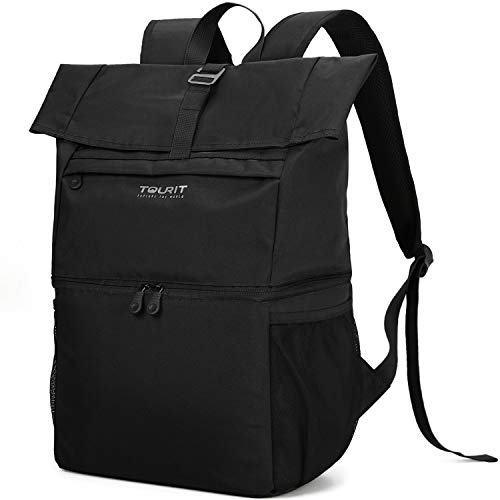 TOURIT Cooler Backpack Large Insulated Lunch Backpack Lightweight Backpack with Cooler