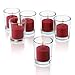 10 Hour Red Apple Cinnamon Scented Votive Candles Set of 72 Made in USA