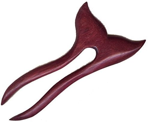 Baerreis Hair Fork, Fabulous Finny, Purple Heart, Short 3.5" FP