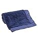 Lambs & Ivy Signature Oversized Minky Stroller Blanket, Navy