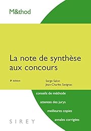 La  note de synthèse aux concours