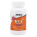 NOW Supplements, Eve Women's Multivitamin with Cranberry, Alpha Lipoic Acid and CoQ10, plus Superfruits - Pomegranate, Acai & Mangosteen, Iron-Free, 120 Veg Capsules