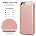 iPhone 6S Plus Battery Case, iPhone 6 Plus Battery Case, HoneyAKE 8000mAh Portable Charger iPhone 6 Plus Extended Battery Backup Charging Case Power Bank for iPhone 6S Plus/6 Plus 5.5-Rose Gold
