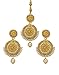 Bindhani Wedding Bridal Indian Pakistani Mang (Maang) Tikka (Tika) With Earrings Set For Women