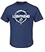 VF LSG NHL Tampa Bay Lightning Men's Clearing The Puck Program Basic Short Sleeve Tee, X-Large, Blue Cobalt