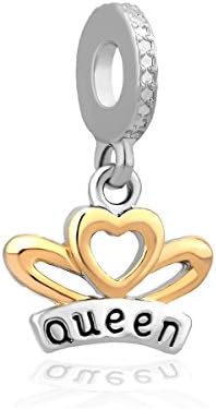 Mothers Day Jewelry Choose I love wife,I love Dad or I love Mom Pandora Compatible (Queen)