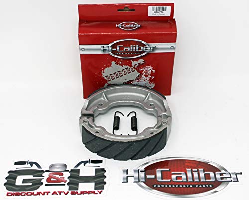 WATER GROOVED REAR BRAKE SHOES & SPRINGS for 2002-2008 Yamaha YFM 80 Raptor ATVs