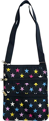 Fashion Print Small Hipster Cross-body Bag (Star-Multi)