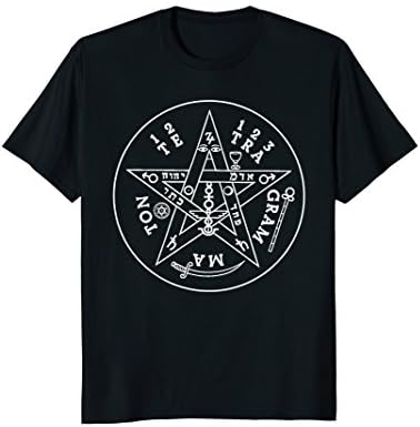 Mens Tetragrammaton Pentagram shirt 3XL Black