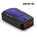 Radar Detector, Voice Alert and Car Speed Alarm System with 360 Degree Detection, City/Highway Mode Radar Detectors for Cars … (Blue-Black)