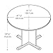 Bush Business Furniture Series A & C 42 Inch Round Conference Table in Mocha Cherry
