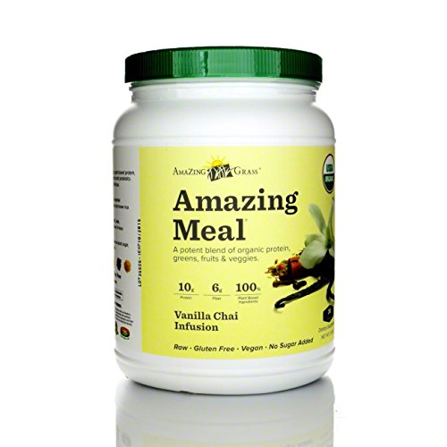Amazing Grass Amazing Meal Vanilla Chai, 30 servings, 26.4 Ounces
