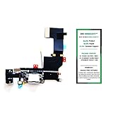 iPhone 5S Replacement Charging Port Dock and Headphone Jack Flex Cable (White) With Instructions- DIYMOBILITY