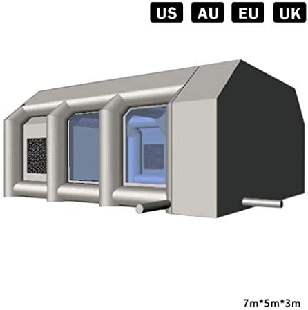 Yowetr 4 standard large Oxford cloth inflatable car spray booth paint tent fully enclosed and base window
