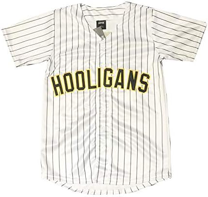 Men's Hiphop Baseball Jersey #24 S-XXL White Color