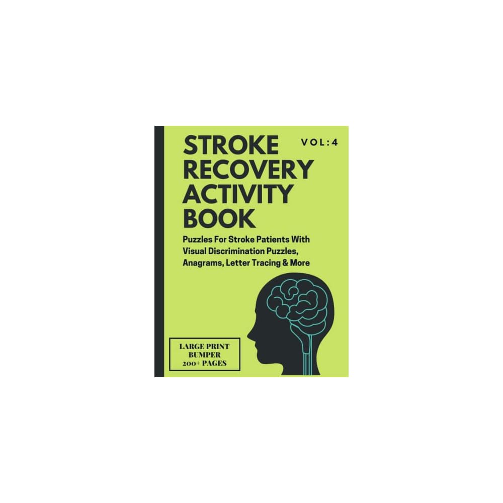 Buy STROKE RECOVERY ACTIVITY BOOK VOL:4: PUZZLES FOR STROKE PATIENTS ...