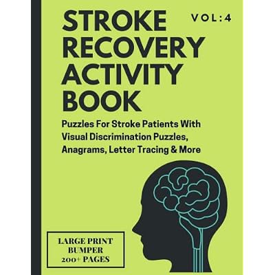 Buy STROKE RECOVERY ACTIVITY BOOK VOL:4: PUZZLES FOR STROKE PATIENTS ...